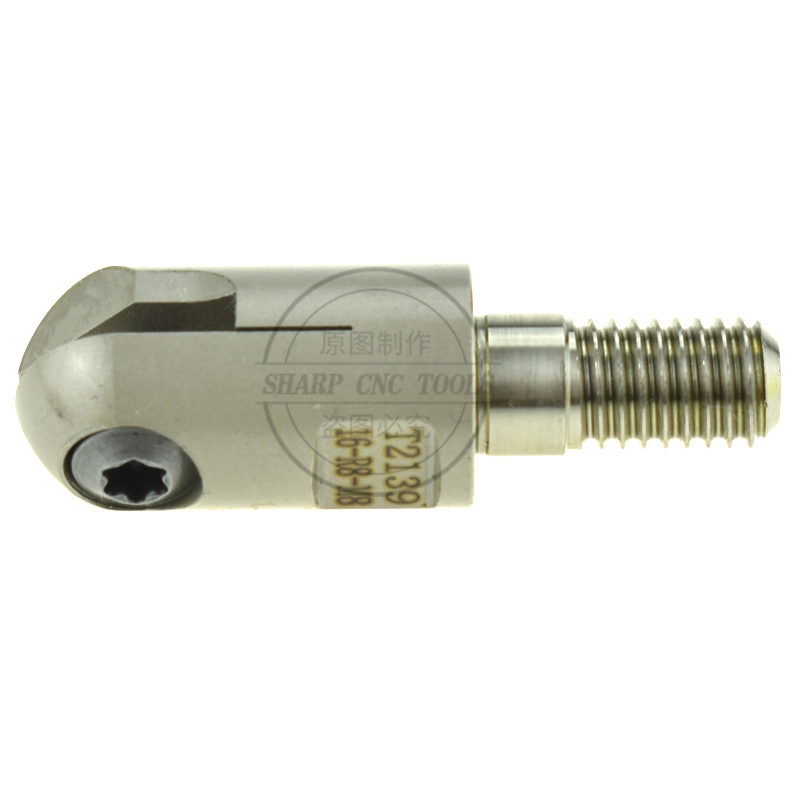 球形锁牙式铣刀头T2139数控分体式钨钢抗震螺纹锁牙固式刀头R5R6