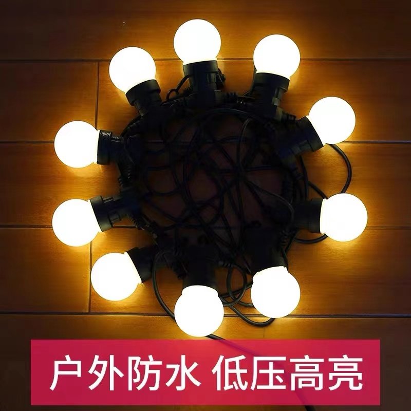 低压G50客厅灯泡灯串帐篷户外露营防水led挂灯天幕装饰庭院布置灯