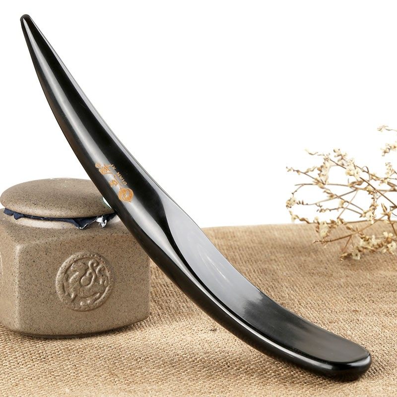 水牛角点穴经络棒拍痧杆按摩赶筋棒擀刮痧敲背锤送妈妈生日礼物