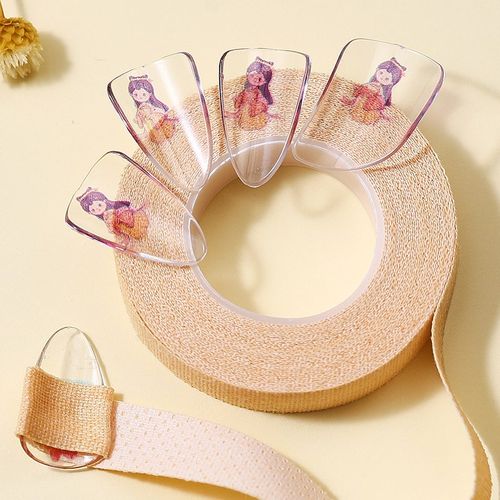 琵琶指甲儿童成人通用透明聚碳酸酯专业演奏级弹琵琶指甲送胶布