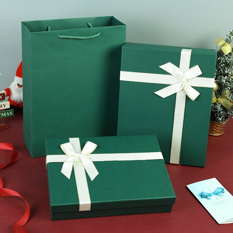 墨绿色礼品盒纸盒空盒长形礼盒衣服围巾生日圣诞包装盒复古礼物盒,节庆用品/礼品,糖盒/糖盒配件,淘宝优惠券,粉丝福利购,淘宝优惠卷
