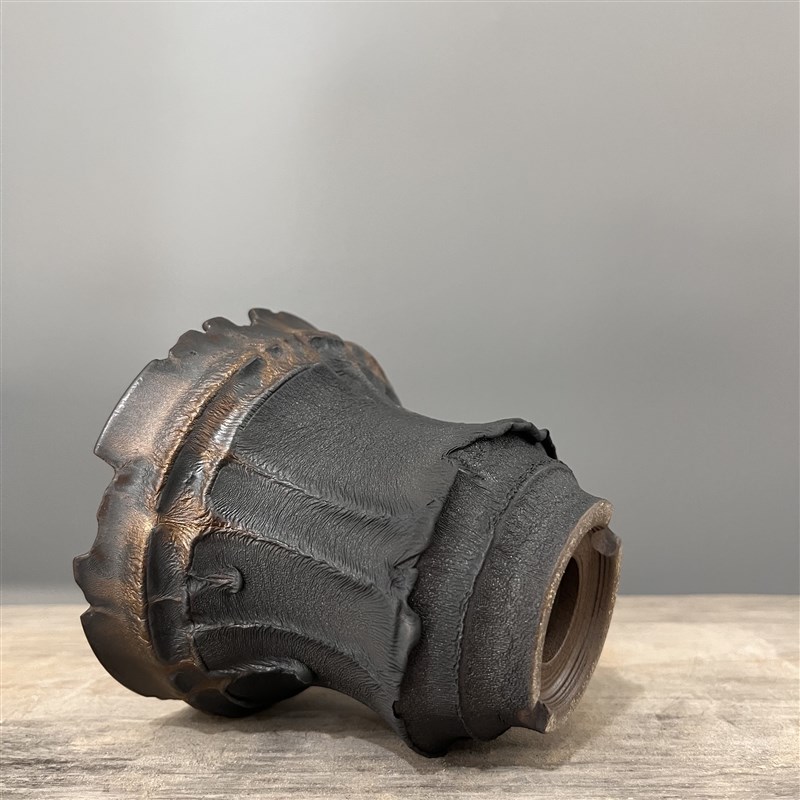 小号块根盆素里流釉日式塊根手工潮盆龙舌兰仙人球陶瓷多肉花盆