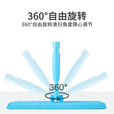 58天鹅好慷轻喜家Satto康多多地板擦2节杆家政保洁懒人平板拖把