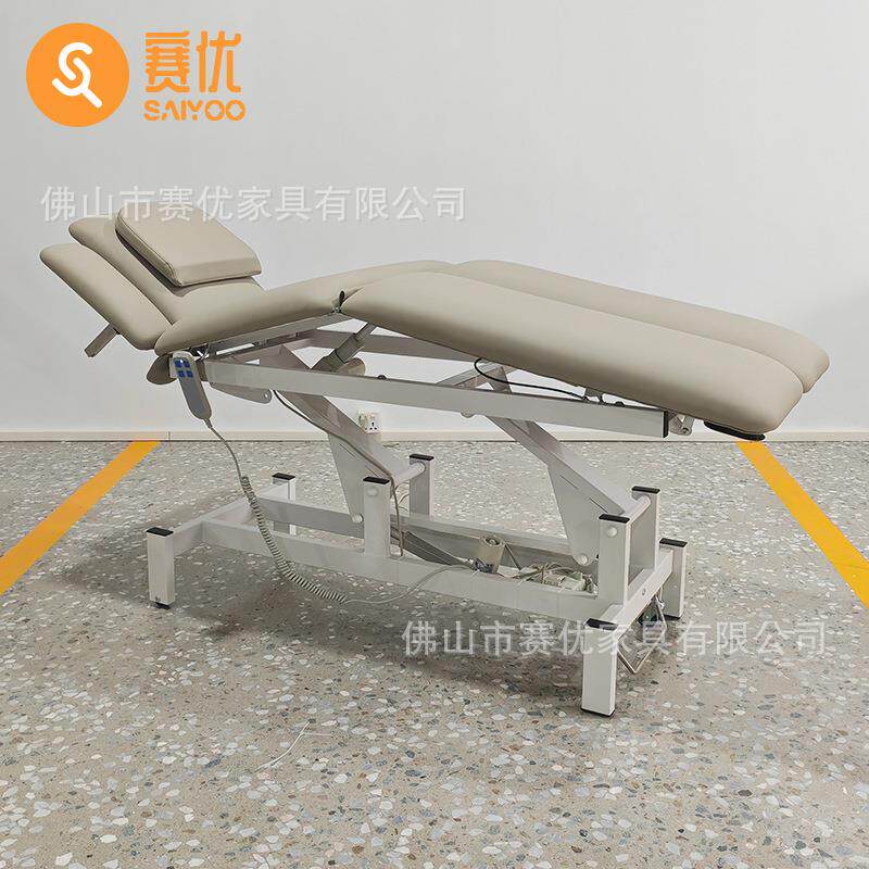 电动升降手法床康复床折叠分腿美容床推拿按摩床正骨整脊顿压床