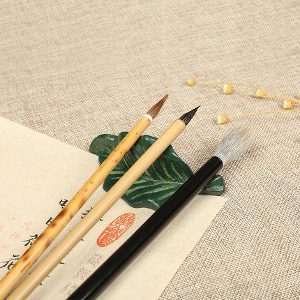 创意铸铁镇尺镇纸简约实用毛笔文房笔架山多功能树叶文镇笔阁两用,文具电教/文化用品/商务用品,文房四宝,淘宝优惠券,粉丝福利购,淘宝优惠卷