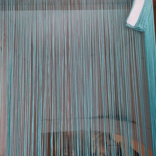 1米*2米魔术贴装饰流苏线帘门帘 自粘加密橱窗客厅卧室隔断帘窗帘