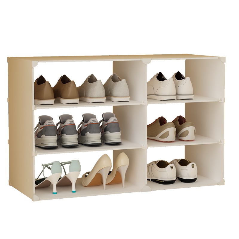 简易家用鞋架子收纳神器省空间多层衣柜鞋柜内2022新款隔断内置板