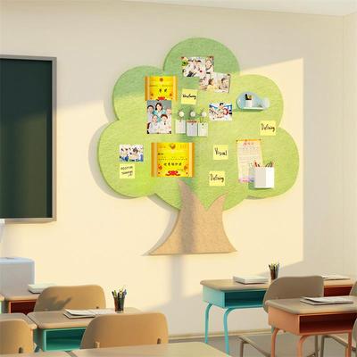 【折扣价】愿树毛毡板照片教展示课室布置装饰班级文墙贴学化托管