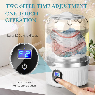 无线懒人出差一个人洗脱洗衣杯德系打工烘旅行便携式洗衣机全自动