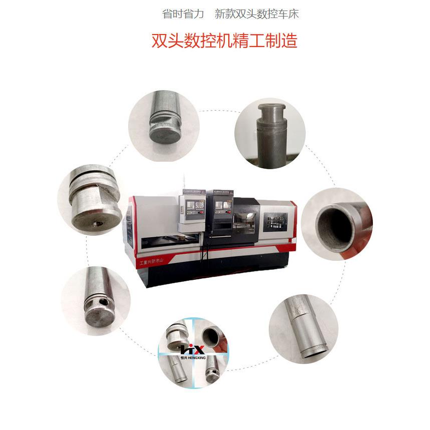 数控双头车床加工厂家卧式车床双夹具双系统全自动加长工件