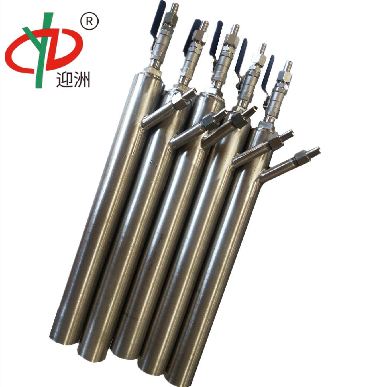 Y型吹气式防堵风压取样器带球阀定制不锈钢304防堵取样器电厂用