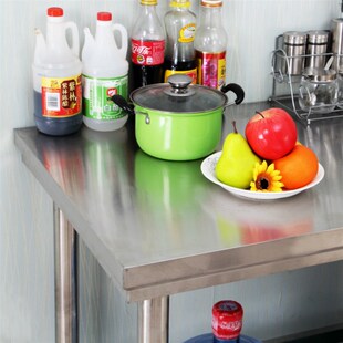 高80单一层厨房不锈钢操作70工作台90架120长150/180宽50cm/60/80