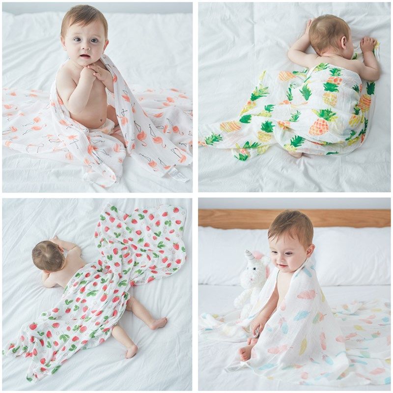 玉米ma宝宝竹纤维薄款纱布包巾新生儿柔软浴巾婴儿襁褓盖毯抱被夏,婴童用品,浴巾,淘宝优惠券,粉丝福利购,淘宝优惠卷