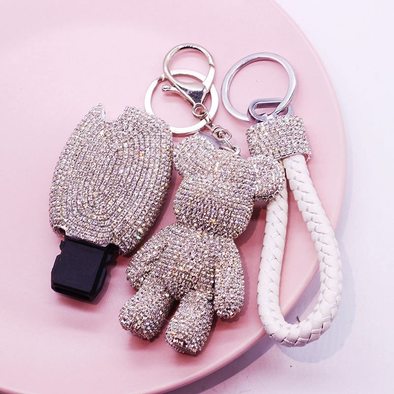 专用奔驰C级C200钥匙套E级GLC260L扣GLS GLA女GLE镶钻汽车包扣女