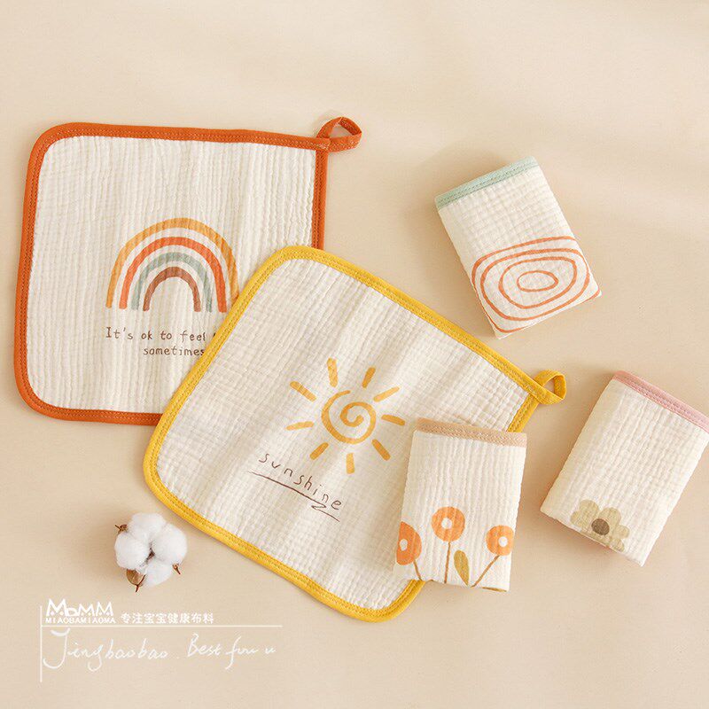 纱布小方巾新生婴儿儿童毛巾宝宝洗脸专用a类纯棉手帕洗脸擦嘴巾,婴童用品,口水巾,淘宝优惠券,粉丝福利购,淘宝优惠卷