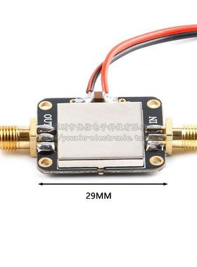 射频放大器模块 50M-6GHz宽带增益放大 19dB 中功率频射放大器