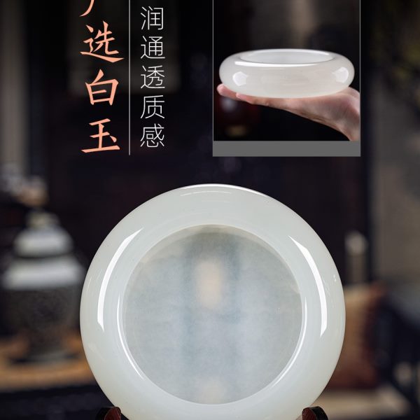 石诚记创意个性多功能时尚玉石烟灰缸大号雪茄家用客厅办公室烟缸