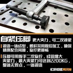 灰熊重型F夹f型木工夹钳焊接锻造快速模具固定器加深加宽G字型C型