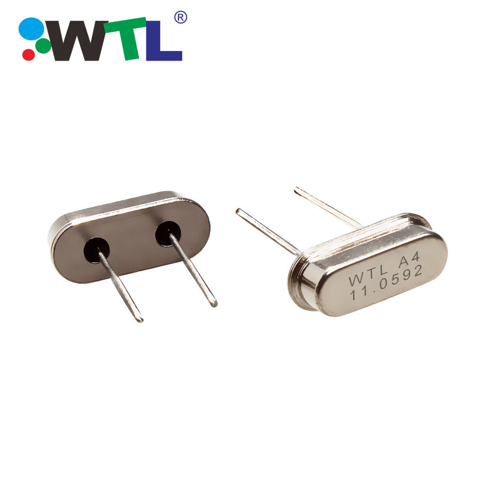 WTL插脚无源晶振直插两脚HC49S 24MHz 10PF 10PPM 24M晶体