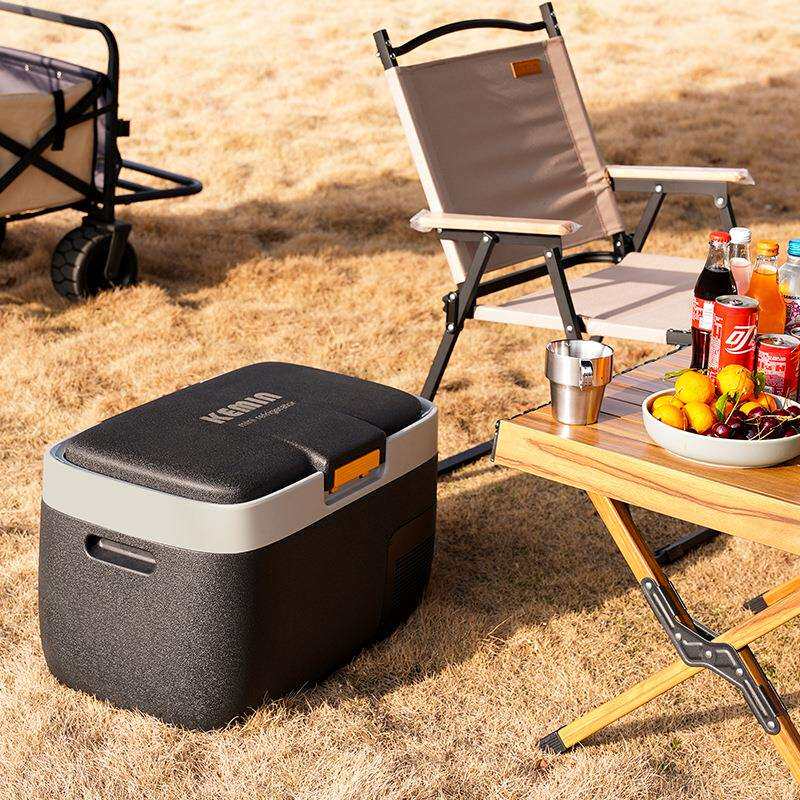 K20压缩机冷藏箱车载户外冰箱野餐露营保冷箱便携式适用12V/24V