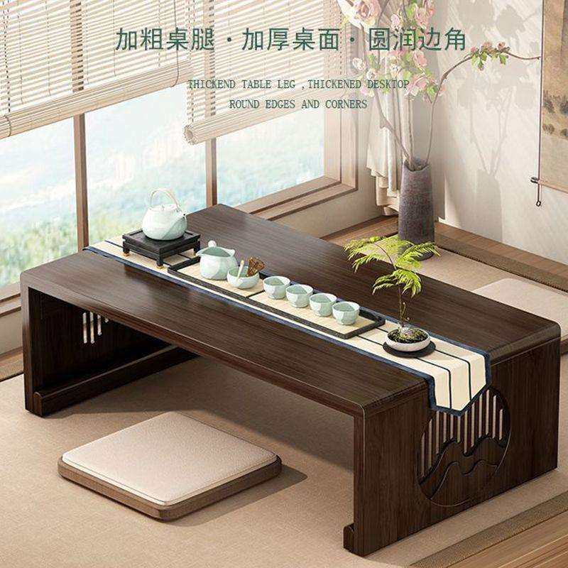 可折叠仿古飘窗小桌榻榻米茶桌茶台炕桌炕几中式矮桌子坐地小茶几