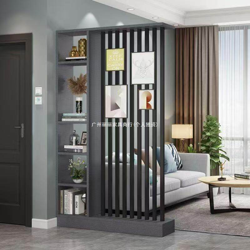 小户型落地屏风隔断客厅玄关柜家用轻奢型遮挡创意隔断装饰屏风柜