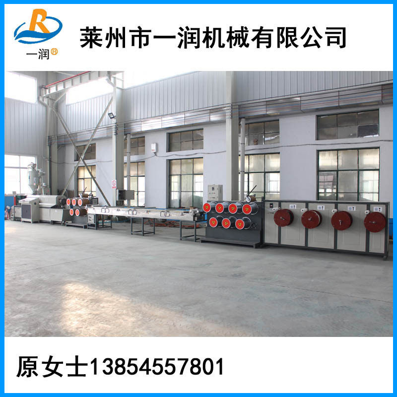 防雹网渔网拉丝生产设备 塑料建筑线圆丝单丝拉丝机