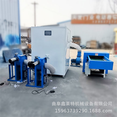 毛绒玩具大型单工位冲棉机 单口充棉机视频 公仔大容量填充机厂家
