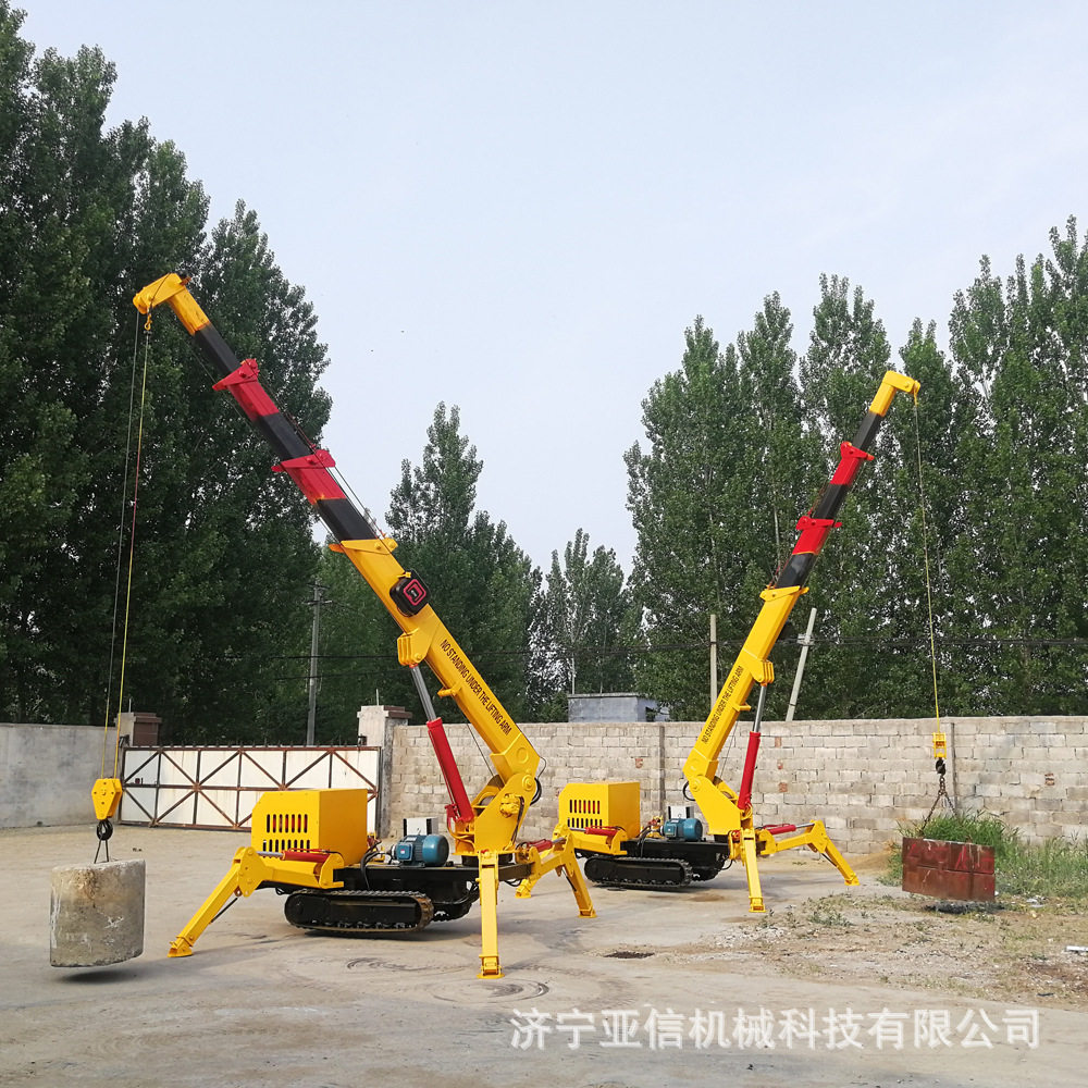 车间吊装小型履带遥控蜘蛛吊