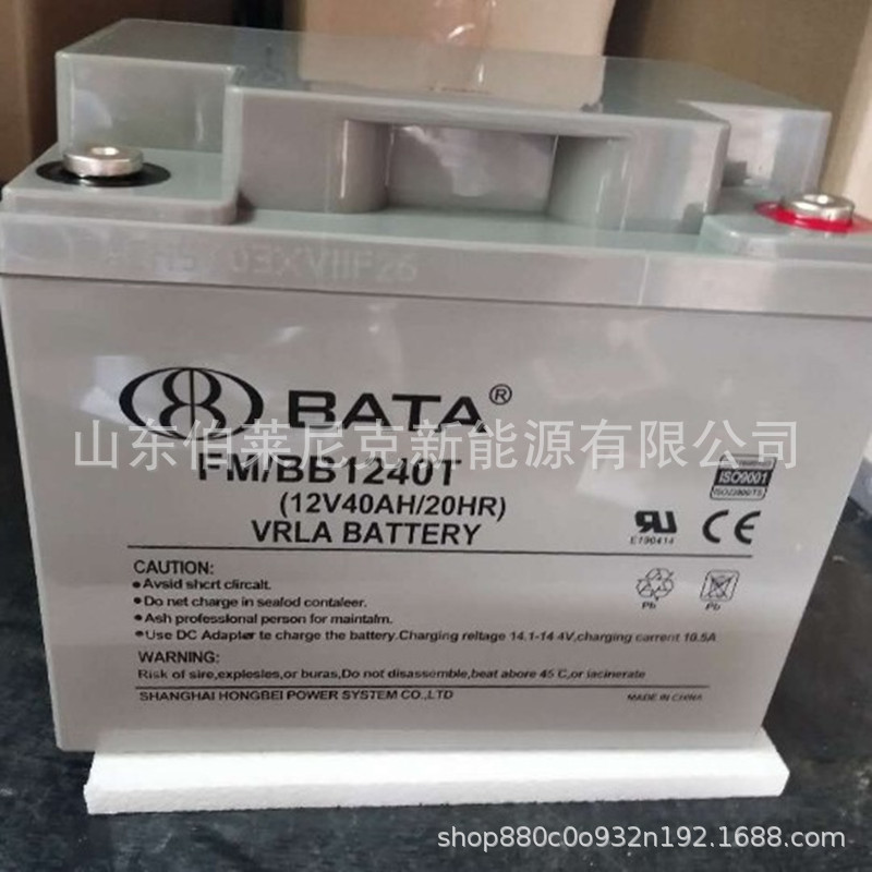 鸿贝12V100Ah铅酸免维护蓄电池