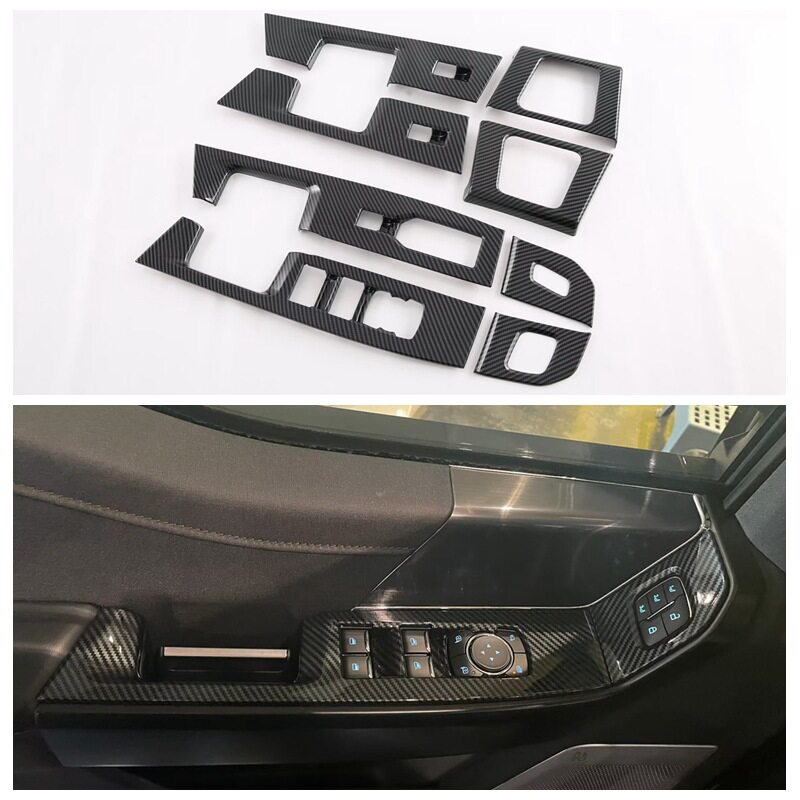 22猛禽F150玻璃开关汽车内饰改装 适用福特F150扶手车窗升降按钮M