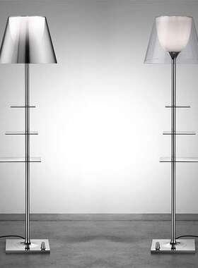 意大利Bibliotheque落地灯设计师款样板房卧室客厅书房置物架地灯