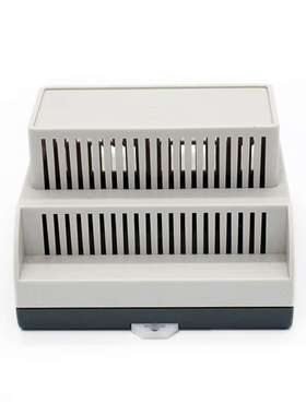 工控机壳体AK80009 ABS阻燃接线盒108*112*75MM仪表仪器塑料外壳