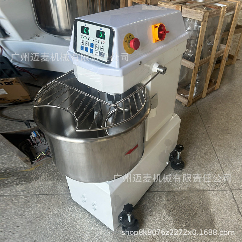 全自动双速双动15KG和面机商用大型搅拌机立式揉面机工厂直供面团