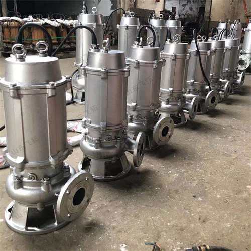 全不锈钢潜水泵304无堵塞排污泵WQ潜水排污泵污水回流泵