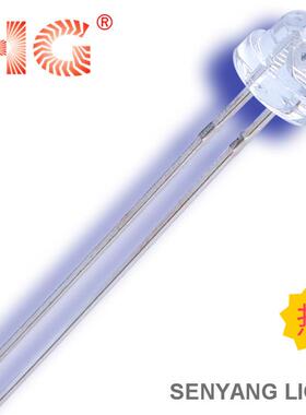 4.8mm草帽红光长脚LED灯珠景观照明跑马灯12mil草帽红灯