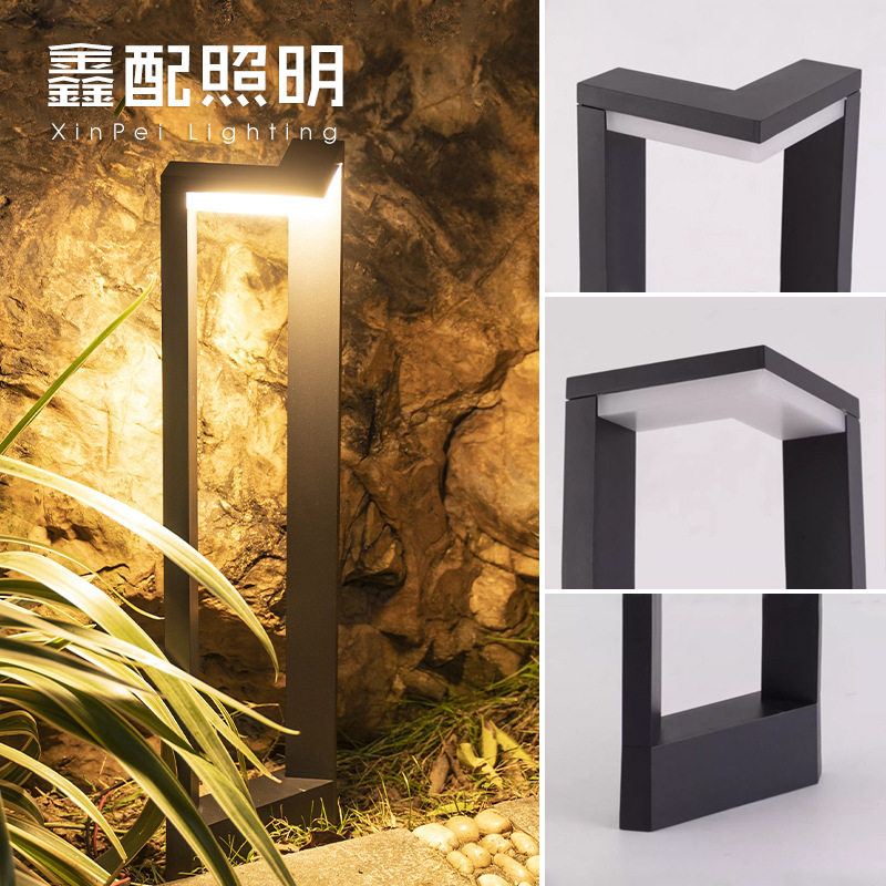 户外草坪灯led防水现代简约亚克力景观民宿别墅花园庭院草地插灯