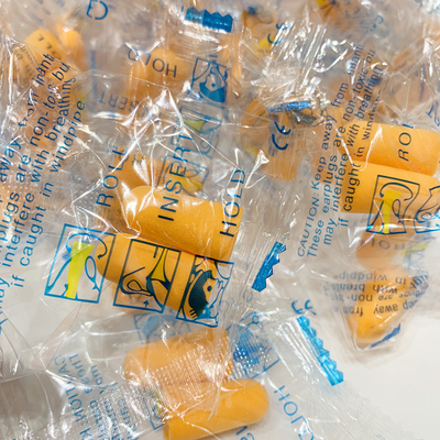 50对独立包装一次性隔音耳塞酒店客房专用睡觉静音防吵降噪声耳堵