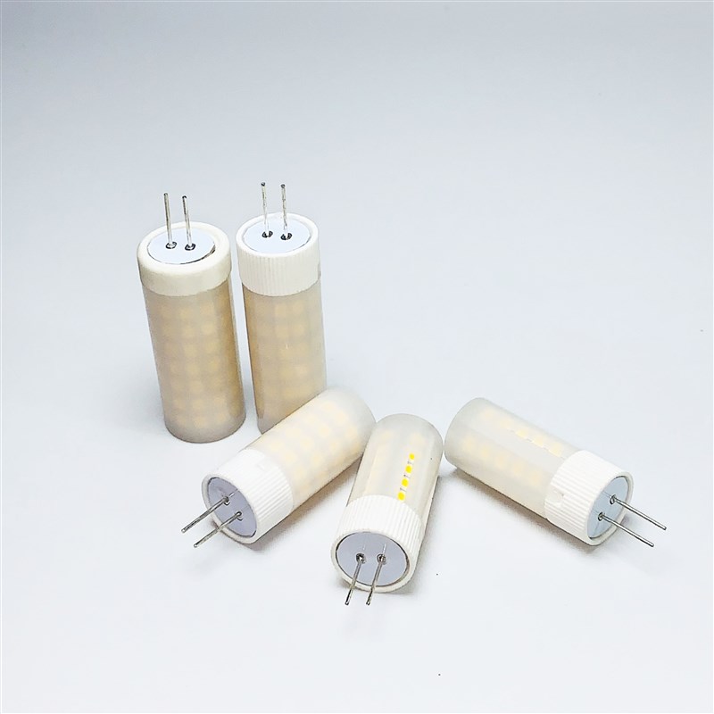 G9灯泡超亮220V12W1W护眼无频闪磨砂款G4插脚led魔豆吊灯三色光源