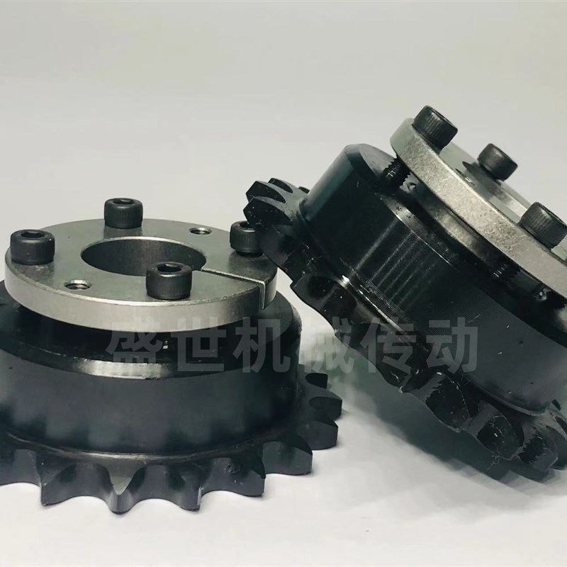 免键胀紧套链轮2分3分4分5分6分8分1寸1.5寸怡合达米思米LFSP40B