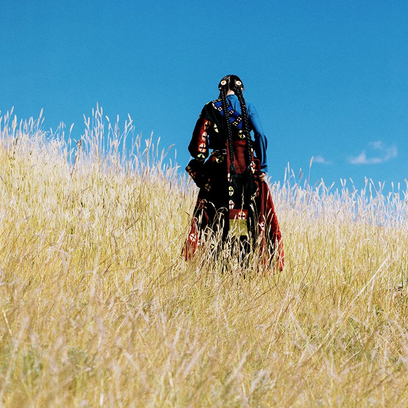 纯羊毛氆氇拉萨藏袍 复古撞色秋冬藏族日常服装 西藏拉萨服藏服女