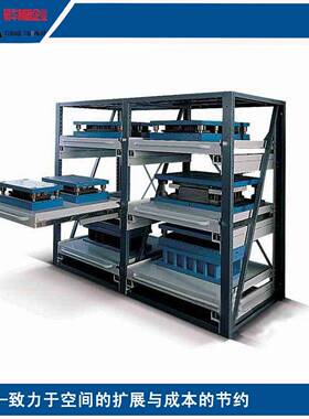 南京厂家直销配有自锁装置L1470*W850*H2000抽屉式模具货架