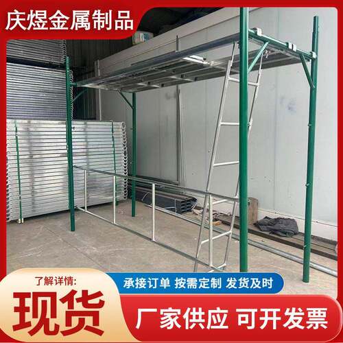 现货移动脚手架厂家镀锌活动架门型架工地龙门架钢管可折叠
