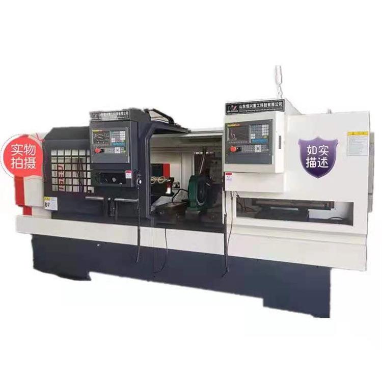 数控车床特点全自动双头数控机床精度高平头倒角机