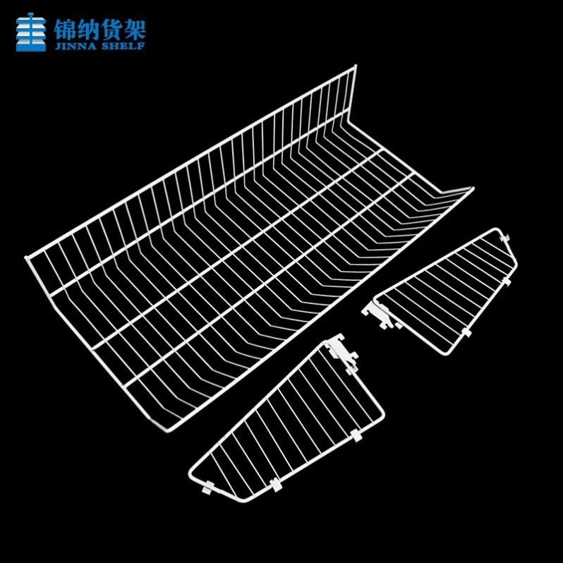 超市货架配件可拆卸组合式挂篮斜口挂框零食分类篮加隔片挂筐多款