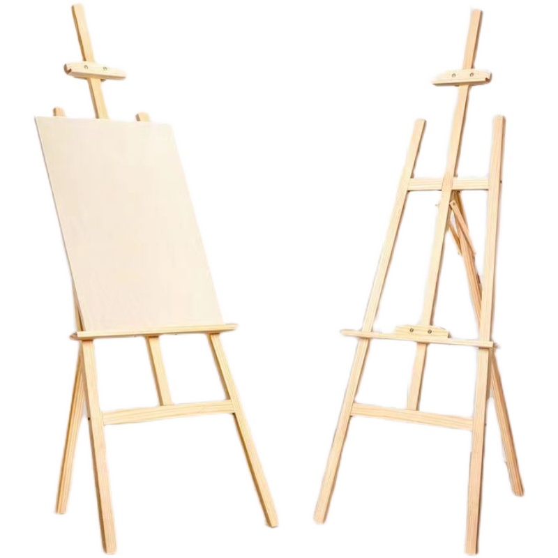 画架美术生专用木制画板4K画板素描写生折叠支架油画架木质展示架