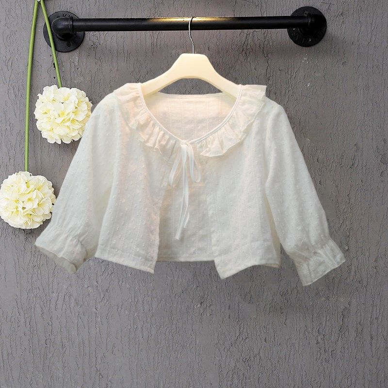 中大童夏季披肩女童纯棉薄款空调开衫宝宝外搭防晒衣女孩纱裙外套,童装/婴儿装/亲子装,披风/斗篷,淘宝优惠券,粉丝福利购,淘宝优惠卷