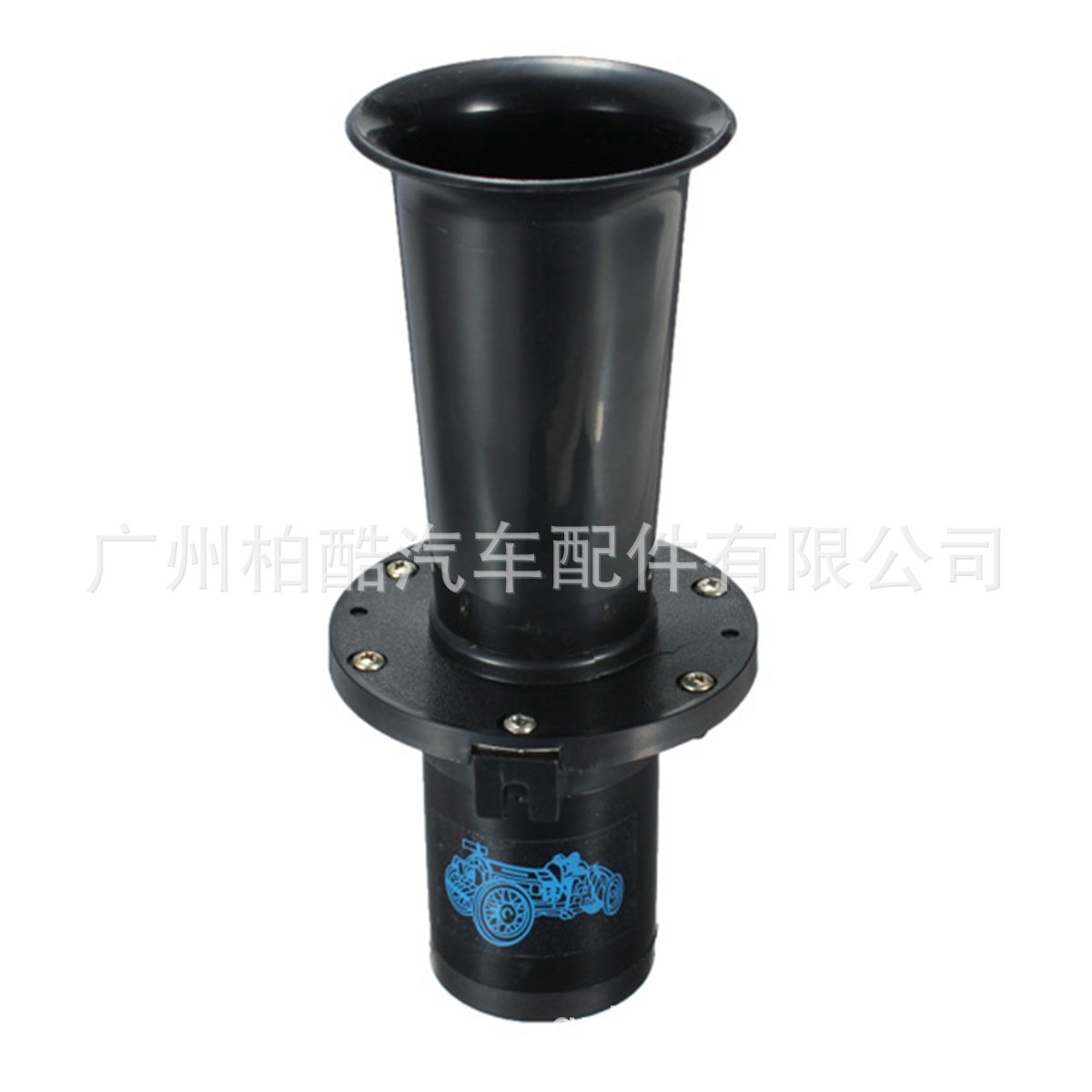 12V黑色汽车喇叭 110DB 汽车单管喇叭 超响 改装汽车卡车喇叭