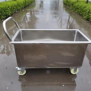 不锈钢水池水箱移动拖把拖布池推车洗物储水罐水桶消毒池304水槽