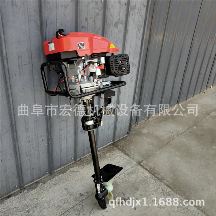 低噪音船挂机 皮划艇螺旋桨船用挂桨机 汽油船外推进器